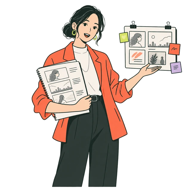 企画を提案する制作業ディレクター